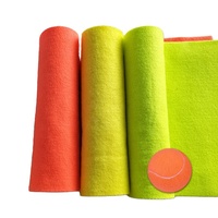 Tissu en polyester jaune, vert, orange, écologique, imperméable, antistatique, 2 mm, 2,5 mm, 3 mm, pour feutre pour animaux de compagnie et balles de tennis