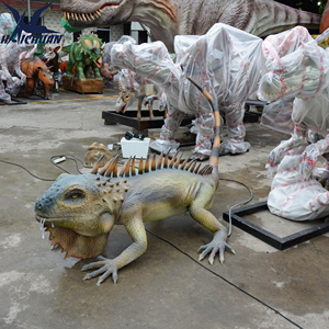 Natural Museum Park Mouvement mécanique réaliste Animal animatronique en taille réelle Modèle de <span class=keywords><strong>lézard</strong></span> à vendre - Product Image 3