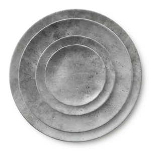 Assiettes en Porcelaine Fine Gris Marbre Style Nordique au Design Unique pour Décoration de Mariage - Product Image 1