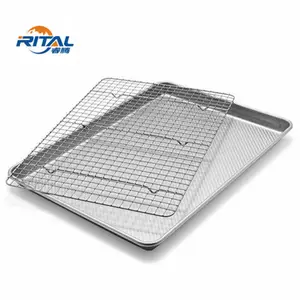 Solid Wire Cake Bread Cookie cooling tray rack stands stainless steel grid for baking