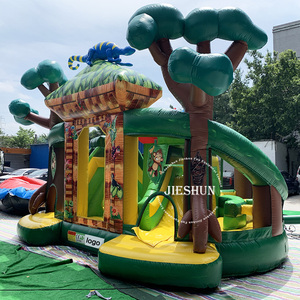 <span class=keywords><strong>2020</strong></span> Offre Spéciale Forêt Thème Château Combo gonflable Toboggan château Gonflable pour enfants - Product Image 4