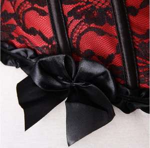 Femmes Bustier & Corset Sexy Gothique Vêtements Steampunk Corset Lace up Corsage <span class=keywords><strong>Basque</strong></span> Slimming Shaper Shaper Shoulder Corset S-6XL - Product Image 5