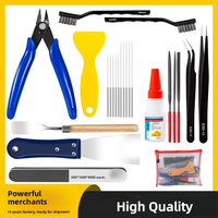 Accessoires pour imprimante 3D pour Bambu Lab/Creality, ensemble d'outils de découpe, outils de ponçage et de nettoyage, accessoires de bricolage