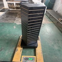 Torre de Exhibición Giratoria Profesional de Alta Resistencia para Joyería, Material MDF, 12''L x 12''W x 54''H, Estantes Starley