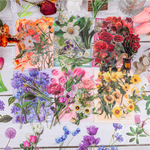 15 pz simpatici fiori adesivi <span class=keywords><strong>acquerello</strong></span> tulipano <span class=keywords><strong>girasole</strong></span> decalcomanie per telefono Planner computer portatile diario Scrapbooking diario - Product Image 1