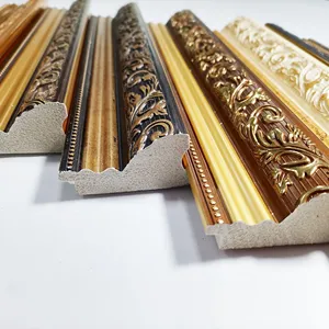 New Style Free Samples PS Frame Wooden design Moulding for Picture/Photo/Painting/Mirror