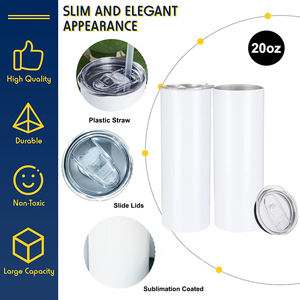 <span class=keywords><strong>Entrepôt</strong></span> américain en vrac 20 oz 20 oz presse à chaud blanche mince mince 20 onces gobelet vierge de sublimation en acier inoxydable avec boîte - Product Image 5