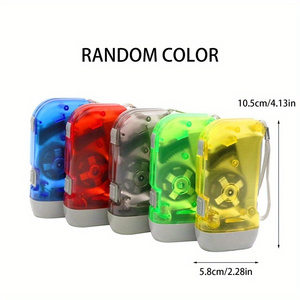 Linterna LED de aleación de aluminio con manivela, clasificación de impermeabilidad IP68, con alimentación por manivela, adecuada para camping y primeros auxilios. - Product Image 2