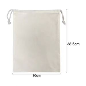 Wholesale Customized Cotton <b>Dust</b> Cover <b>Bag</b> Reusable <b>Dust</b> Pouch with Logo Printed for Shoes Handbags - Product Image 4