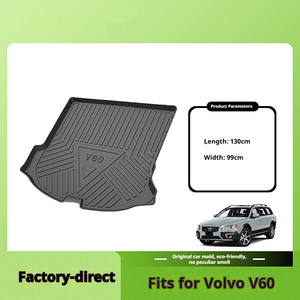 Tappetino per Auto Facile da Pulire per <span class=keywords><strong>Volvo</strong></span> <span class=keywords><strong>S60</strong></span> S60L S80L S90 V40 V60 V90 2009-2026, Tappeto Bagagliaio Ecologico, Tappetino Vano di Carico - Product Image 5