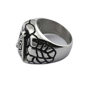 Joyería <span class=keywords><strong>de</strong></span> acero inoxidable-<span class=keywords><strong>mason</strong></span> <span class=keywords><strong>maestro</strong></span> masónica negro anillos - Product Image 3