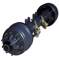 Remorque de camion à 3 essieux pour conteneur à levage latéral Essieu de remorque de 7000 lb