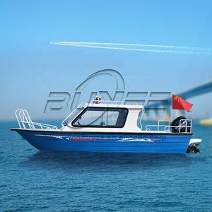 Prix direct usine – Bateau de plaisance en aluminium de 5,3 <span class=keywords><strong>m</strong></span> (17 pi) avec petite cabine semi-fermée, yacht sportif à vendre - Product Image 3