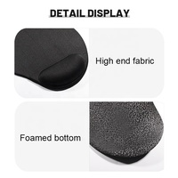 Base d'éponges projectiles à quatre faces DIY PORON Tapis de souris de jeu à franges réduites Tapis de souris en mousse à mémoire Ordinateur simple pour le bureau