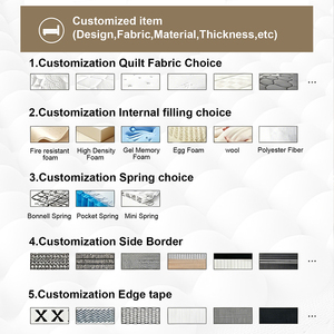 Matelas matelassé haut de gamme avec technologie de ressorts ensachés avancée MT7 Matelas à ressorts ensachés MT7 - Product Image 4