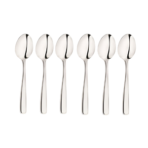 ENSEMBLE DE 6 CUILLÈRES MOKA, MODÈLE CAPRI, EN ACIER INOXYDABLE - Product Image 1
