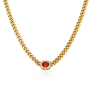 European American 3MM Fashionable Hot-Selling Popular Versatile Clavicle Chain Jewelry Stainless Steel Chain <b>Necklace</b> - Product Image 4