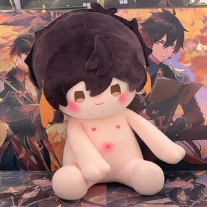 OEM Custom <span class=keywords><strong>Genshin</strong></span> impatto Cartoon figure di gioco di cotone bambola di 40cm Anime <span class=keywords><strong>personaggi</strong></span> nuda peluche per l'arredamento della stanza - Product Image 1