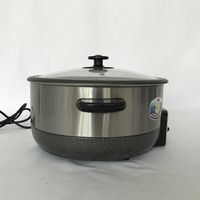 Cuisinière à riz électrique multifonction en acier inoxydable 3,0 L 1200 W, mijoteuse, tasse à mesurer, usine, distributeur