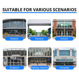 Sistemas de Alarma de Seguridad Pública, Puerta Detectora de Metales para Entrada Segura en Metro y Trenes Subterráneos - Product Image 6