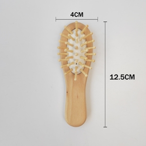 Peines y Cepillos de Pelo Desenredantes de Bambú y Madera Biodegradables para el Cuidado del Cuero Cabelludo con Diseño de Paleta - Product Image 5