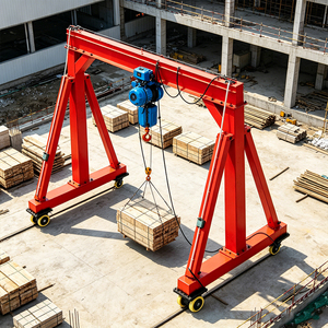 Rail Mounted Container Gantry Crane RMG Port Lifting Equipment Heavy Duty Yard Portal Crane with Container Spreader <strong>Gantr</strong> - Product Image 5