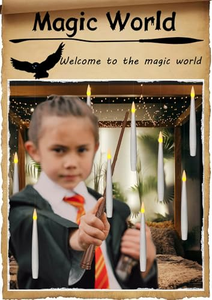 12 bougies LED sans flamme à piles, suspendues et flottantes, avec télécommande magique, pour Halloween, Noël et autres fêtes - Product Image 5