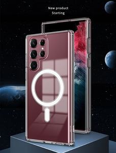 Étui de téléphone portable à chargement sans fil magnétique transparent pour Samsung Galaxy S26 Plus S24 FE Housse de protection S25 Ultra - Product Image 4