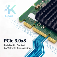 Adaptateur Ethernet filaire pour serveur Intel 10GbE X710-TM2, PCIe 3.0x8, carte d'interface réseau 2 ports RJ-45, en stock