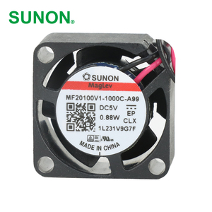 Sunon MF20100V1-1000C-A99 5VDC 106mA 20x20x10มม. 0.88วัตต์16500รอบต่อนาที1.9CFM ไฟฟ้า OEM พัดลมไอพลาสติกแบริ่งระบายความร้อนตามแนวแกน - Product Image 1