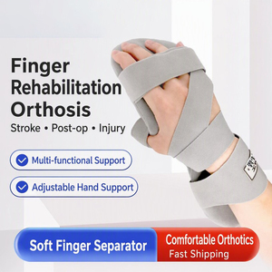 Férula de <span class=keywords><strong>mano</strong></span> para reposo post-ictus, inmovilizador nocturno para túnel carpiano, estabilizador de muñeca y dedos para rehabilitación de atrofia muscular - Product Image 2