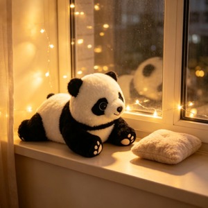 Giocattoli di Peluche <span class=keywords><strong>Panda</strong></span> Reclinabili, Morbidi e Carini, per Bambini, Alta Qualità, Basso MOQ, Produzione OEM ODM Personalizzata - Product Image 3