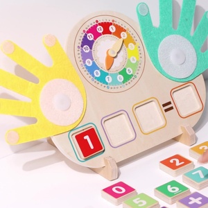 Juguetes Educativos de Madera Montessori para Niños Pequeños, Pizarra Blanca para Dibujar, Herramienta de Aprendizaje de Aritmética con los Dedos, 31 cm - Product Image 5