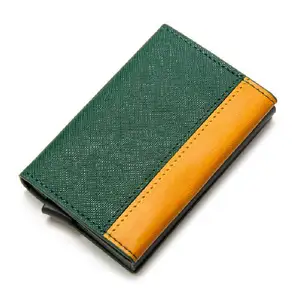 Carteira de couro legítimo fabricante de fábrica, carteira personalizada