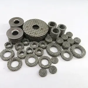 Stainless Steel Compress Knitted Wire Mesh / Snow Foam Lance Mesh Filter