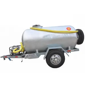 Agricultural farm irrigation water pump multifunction purpose field tanker trailer