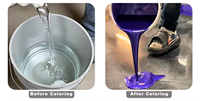 Peinture époxy industrielle en gros, 100 % solides, résine époxy, gallon