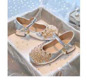 <span class=keywords><strong>Zapatos</strong></span> de Vestir Brillantes para Niñas, <span class=keywords><strong>Zapatos</strong></span> de Tacón con Lentejuelas Doradas para <span class=keywords><strong>Ceremonia</strong></span> de Boda, <span class=keywords><strong>Zapatos</strong></span> de Tacón Alto para Niñas, <span class=keywords><strong>Zapatos</strong></span> de Princesa Nuevos - Product Image 6