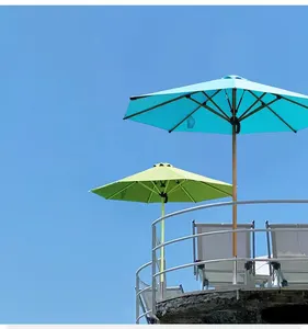 Sombrilla retráctil de gran promoción de 2,7 M para piscina al aire libre, jardín, playa, patio, muebles de Hotel