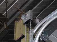 Prix d'usine réduit 1 5/16 Palan à chaîne manuel sectionnel en alliage d'aluminium Rollup Door Hoist Garage Door Hardware Best Value