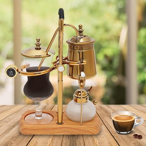 Machine à café à siphon multifonctionnelle couleur argent <span class=keywords><strong>or</strong></span> Belgique luxe famille royale équilibre siphon - Product Image 5
