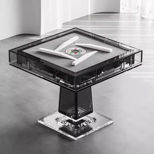<span class=keywords><strong>Table</strong></span> de <span class=keywords><strong>Mahjong</strong></span> Automatique en Acrylique Multifonctionnelle de Luxe de Style Moderne pour Club Salle de Jeu ou Divertissement en Famille - Product Image 3