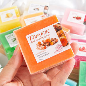 <span class=keywords><strong>Savon</strong></span> Éclaircissant <span class=keywords><strong>Exfoliant</strong></span> au <span class=keywords><strong>Lait</strong></span> de Chèvre, Curcuma et Huile Essentielle, <span class=keywords><strong>Savon</strong></span> Hydratant Anti-Acné Naturel Fait Main pour le Bain et le Corps - Product Image 4