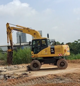 Excavadora de ruedas KOMATSU de alta eficiencia, original, japonesa, multifuncional, en buen estado, usada, Komatsu PW40, 110, 120, 200 - Product Image 5