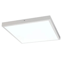 Plafond plat carré ultra mince monté en surface 36W 48W 600x600 595x595 pour le bureau