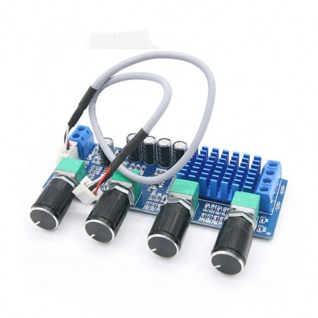 BOM XH-M577 TPA3116D2 Audio High Power Tone Op Amps DC 12-24V Dual-channel Stereo 2 X 80W Digital Amplifier Board