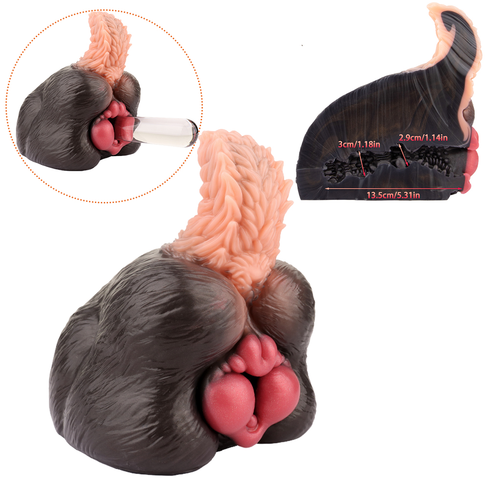 Shop Online Dogs Masturbate Realistic Silicone Material