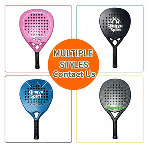 QINGYU <strong>SPORT</strong> 18K Carbon Fiber Padel Racket High Quality Professional Paddle Racket Training Competition in Stock Padel Racket - Product Image 3