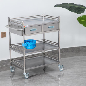 Multifunctional stainless steel <b>trolley</b>, instrument cart, beauty <b>tool</b> cart, laboratory instrument cart, nursing and surgical - Product Image 1