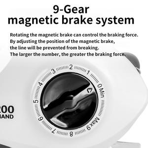 KALIOU Nouvelle Arrivée 3 + 1BB 6.3:1 MAX <span class=keywords><strong>Drag</strong></span> 8Kg White Bait Casting Sea Saltwater Baitcasting Fishing Reel - Product Image 4